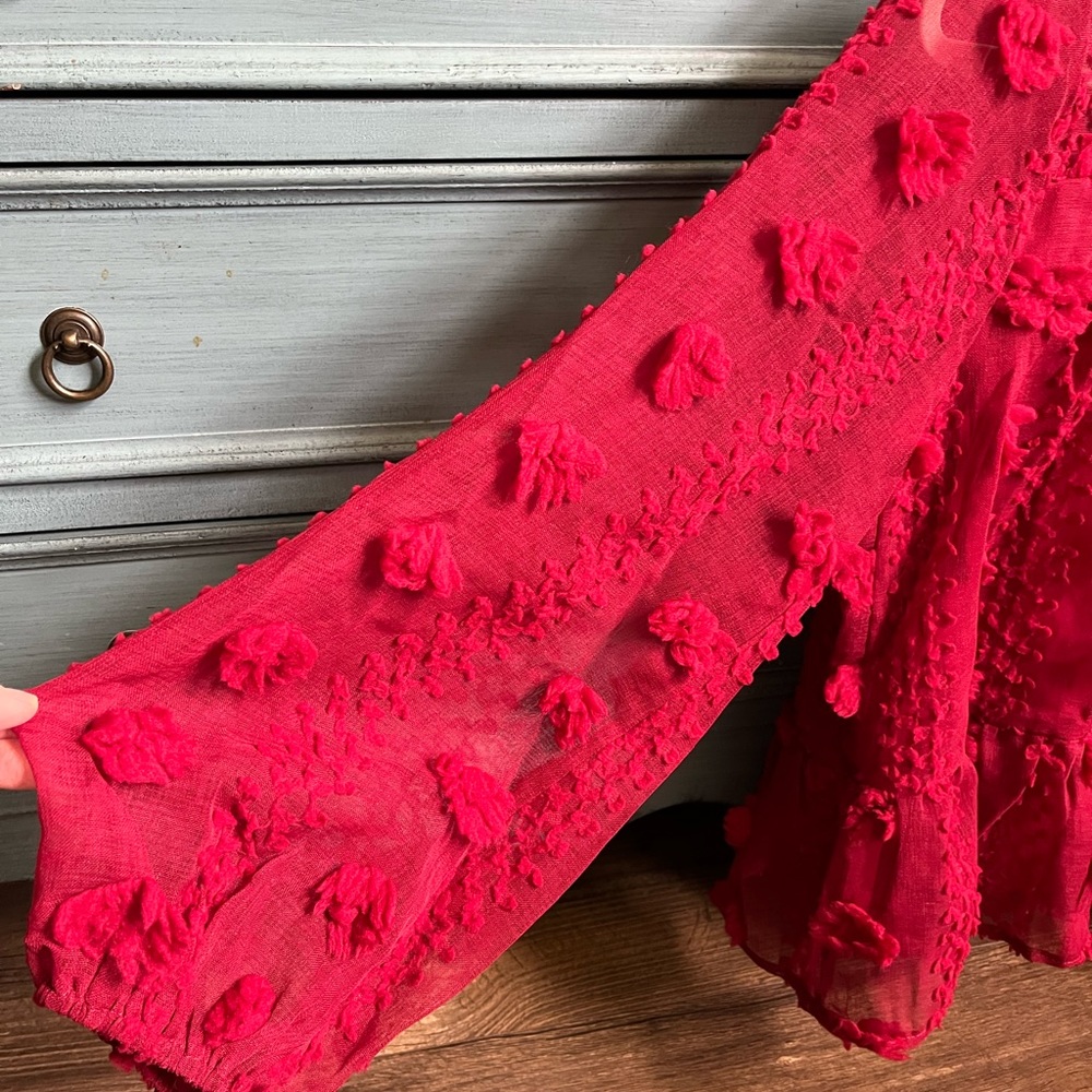 HAILEY & CO ADORABLE RED TOP - Picture 6 of 6